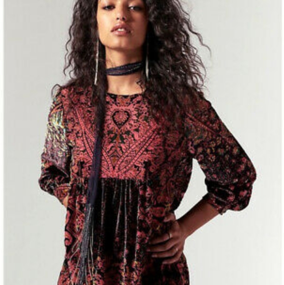 Free People - Velvet Mirror Mirror Dress - Picture 1 of 4